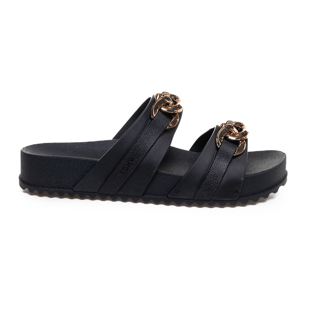 Zaxy Tamanco 19188-BM467 Preto Pvc -2-